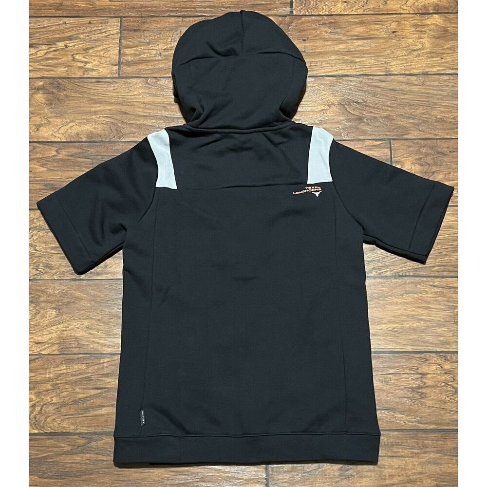 Nike UT Texas Longhorns Sz S Sideline Showout Short Sleeve Full-Zip Hoodie - Picture 9 of 16